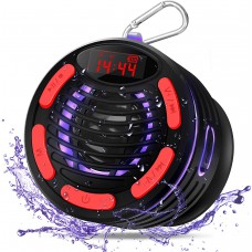 IPX7 Waterproof Shower Bluetooth Speaker BassPal Portable Wireless Outdoor Bluetooth Speaker for Shower Beach Pool Outdoors Party Travel Hiking, Bluetooth Speaker with Suction Cup LED and FM Radio IPX7 Waterproof Shower Bluetooth Speaker BassPal Portable Wireless Outdoor Bluetooth Speaker for Shower Beach Pool Outdoors Party Travel Hiking, Bluetooth Speaker with Suction Cup LED and FM Radio